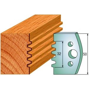 PAIR KNIVES HL 50X4mm