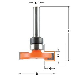 HW-SLOT CUTTER Z2 S=6.35 D=31.75X6.35 RH
