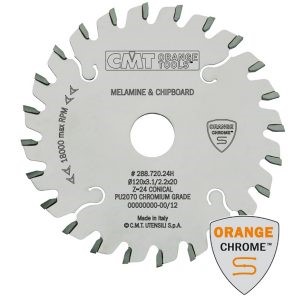 CHROME CONICAL SCORING BLADE HW 120X3,1-4.3/2.2X22 Z24