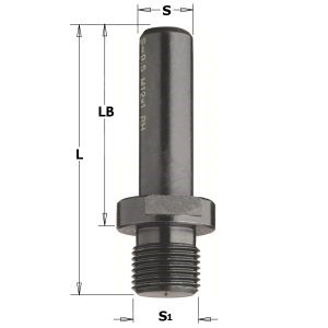 ARBOR M10X1,5 WITH 8X40 SHANK RH