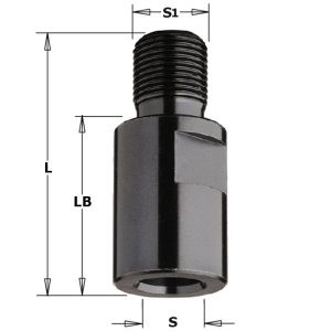 ARBOR S=M12X1-M12X1 LB=25
