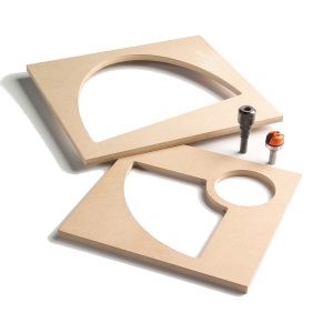 MDF TEMPLATE FOR BOWL AND TRAY SYSTEM 11-3/4″ x 11-3/4″