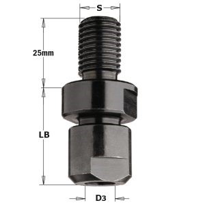 CHUCK W/OUT COLLET S=M14X2 FOR S=10-12-12.7mm