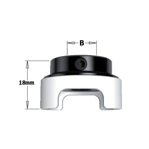 DELRIN STOP COLLAR F=10 D=26 L=19