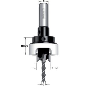 DRILL BIT WITH 90