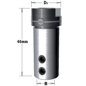 DRILL HOLDER FOR WEEKE MACHINES   F=10X26 D=20  LT=46   RH-LH