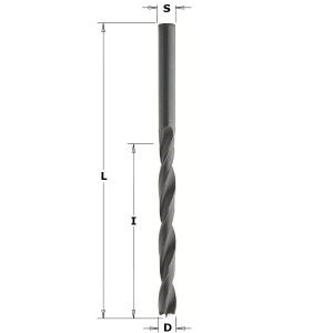 BRAD POINT BIT HS Z2 D= 2 X24X49 LH