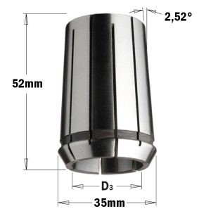 PRECISION COLLET DIN-6388   MM35X52   D=12MM