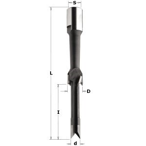 S & M BORING BIT HW Z2+2 D=19X62X155 RH