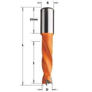 DOWEL DRILL HW D=5X57,5 S=10X20 LH