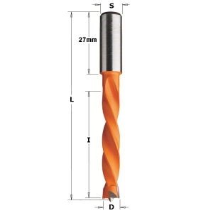 HW DOWEL DRILL  D=7X50X85  S=10X27  LH