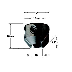 LOOSE COUNTERSINK HW Z2 D=20 d=5-10 LH