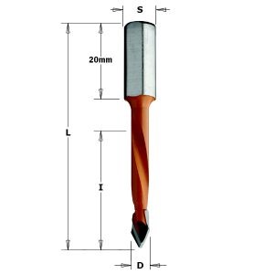 THROUGH HOLE DOWEL DR. HW D= 5X30X56 S= 8X20 LH