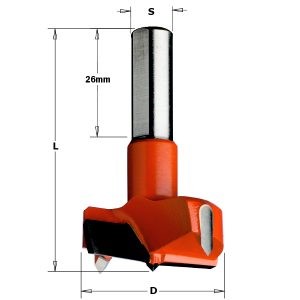 HINGE BORING BIT HW D=55X57,5 S=10X26LH