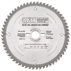 LAMINATE-CHIPBOARD SAW BLADE D=250X3.2/2.2X30 Z=81 -3