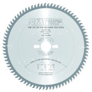 FINE CUT OFF SAW BLADE 250X3.2X30 Z=80 40ATB