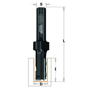 STRAIGHT BIT W/KNIVES Z1+1S=20 D=20X49.5 RH