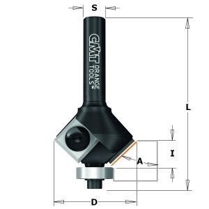 CHAMFER BIT W. KNIVES Z2 S=8 D=29 45Ca RH