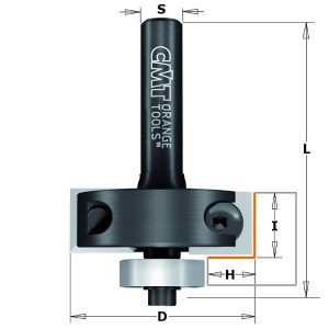 RABBETING BIT W/KNIVES Z2 S=12.7 D=34.9X12 RH