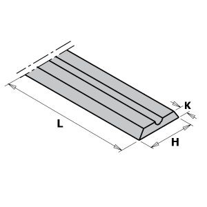 HWM-KNIFE 82X5.5X1.1mm (SET 10 PCS)