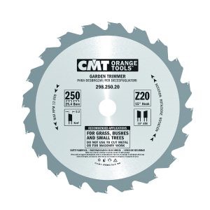 GARDEN TRIMMER SAW BLADES 250X2.2/1.4X25.4 Z20 ATB