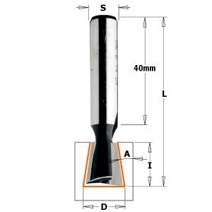 DOVETAIL CUTTER HW Z2 D=14X16 S=10X40 RH