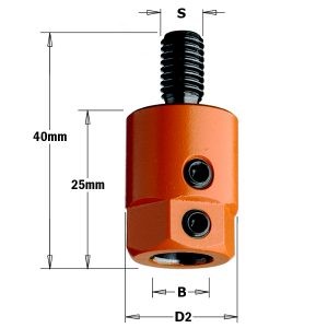ADAPTOR S=M8 D=10 LH