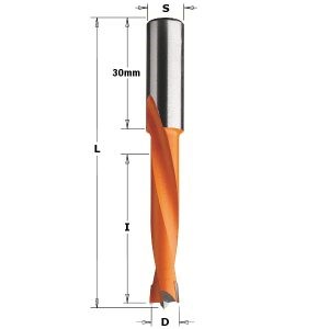 DOWEL DRILL HW D=12X44X77 S=10X30 LH
