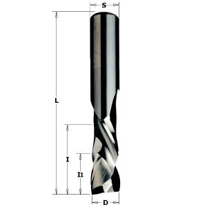 UP-DOWN CUT SC SPIRAL BIT D8X32X80 Z2+2 RH