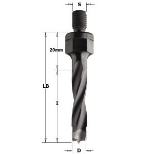 DOWEL DRILL HW D=12X43X63 S=M10 RH