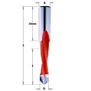 DOWEL DRILL HW SMG D= 6 X35X70 S=10X30 RH