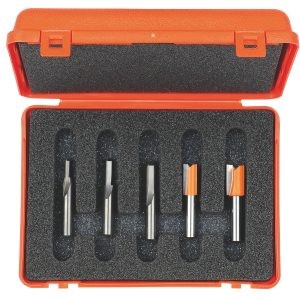 5 -PIECE STRAIGHT BIT SET HW S=8