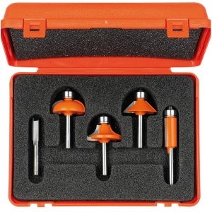 5 -PIECE PROFILE BIT SET HW S=8
