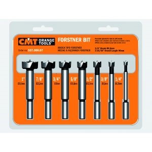 FORSTNER BIT SET WITH CASE 7-PCE HL S=3/8′ RH