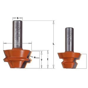 22.5 DEG.LOCK MITER SET HW S=1/2 D=1-15/32×7/8