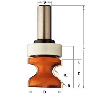 HM WINDOW SILL EDGE BIT S=1/2′ D=1-1/4′ BRNG
