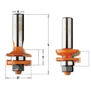 JNR OGEE RAIL & STILE SET HW S=12 D=31,75