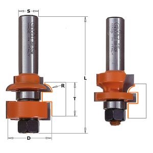 RAIL & STILE BIT HM S=8 D=28.7X22