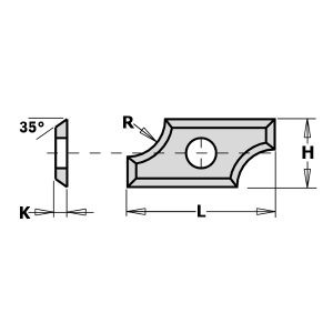 HWM-KNIFE R8 (24X12X1.5)