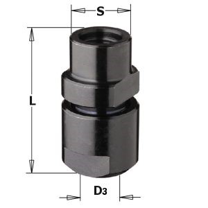 CHUCK W/OUT COLLET S=M10 FOR S=6-6.35-8-9.5mm