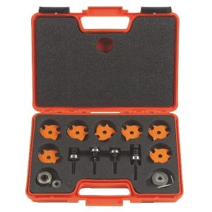 7 PCS SLOT CUTTER SET Z3 HM WITH ARBORS S=12.7