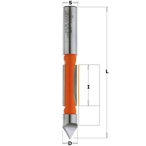 DOUBLE PANEL PILOT BIT HM S=6.35 D=9.5X25.4