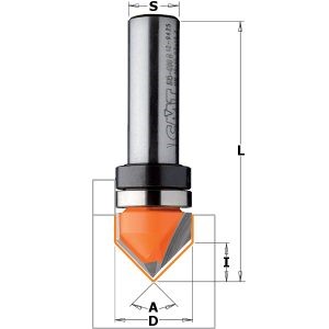 V-GROOVING BIT 90^ W/BRNG S=6,35 D=12,7X12,7