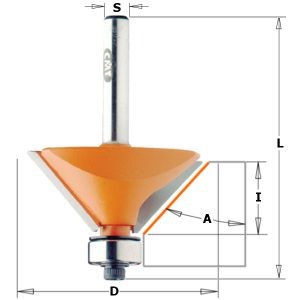 CHAMFER BIT W/BRNG HW S=6,35 D=31,7X 9,5