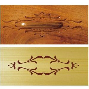 CARVER TEMPLATE HANDLE SURROUND “FOLKLORE”