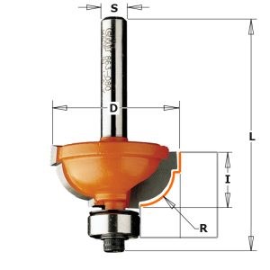 CAVETTO EDGE MOLD HW S=6 D=25,4X11,5