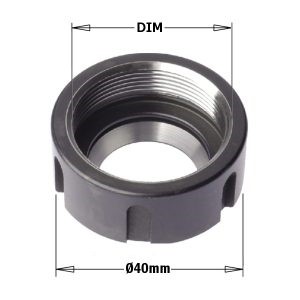 CLAMPING NUT ER20 M30X1,5 RH