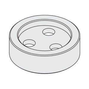 FLANGE FOR CHUCK WITH ARBOR 35MM (F)