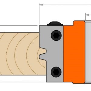 PIAR OF KNIVES FOR REVERSE GLUE JOINT 40X18X2 FOR HEADS 694.009