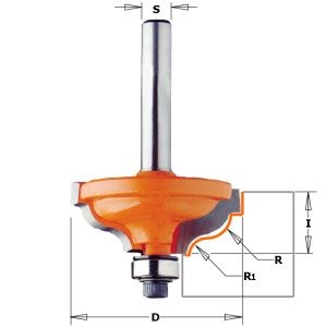 OGEE W/FILLET BIT HW S=12 D=34,2X13